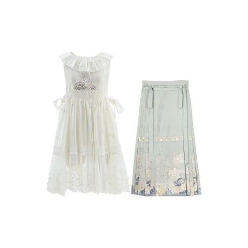 SNBL Ханьфу Женские Scholar Зеленый