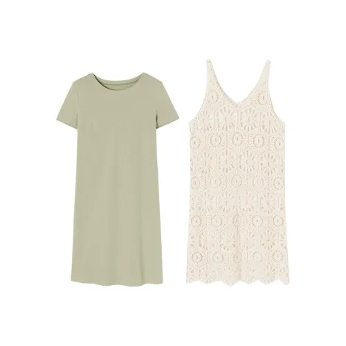 XIANGYING Комплект с юбкой Женские Фруктовый зеленый