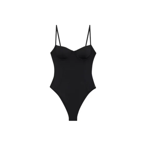 Anine Bing Van Pis Купальник Женский Черный