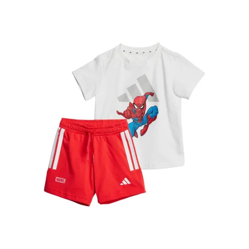 Adidas x MARVEL Коллаборация Повседневная спортивная одежда для малышей и детей младшего возраста