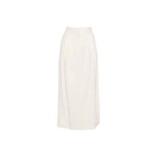 ELIE SAAB Повседневный Длинный Юбка Женская Розовый Белый