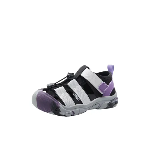 SNORKS Противоскользящие Анти-KICK Быстросохнущие Низкие Топы Детские Сандалии Серый Фиолетовый Камуфляж Для Детей Возрастом 3-7 Лет