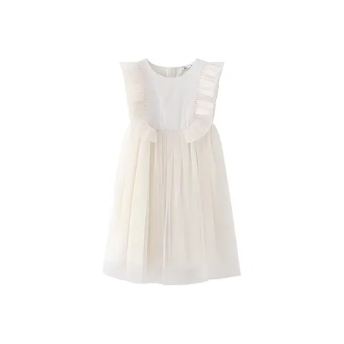 E.I Бежевые Платья для Детей