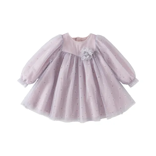 DAVE&BELLA Светло-фиолетовые Платья для Детей