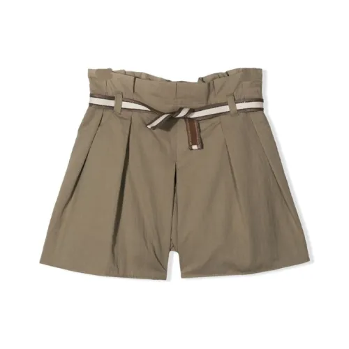 Brunello Cucinelli Хаки Детские Шорты