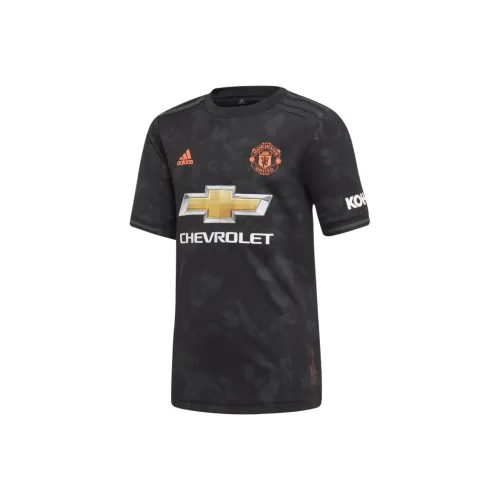 Adidas Manchester United F.C Футболка Черная Подростки