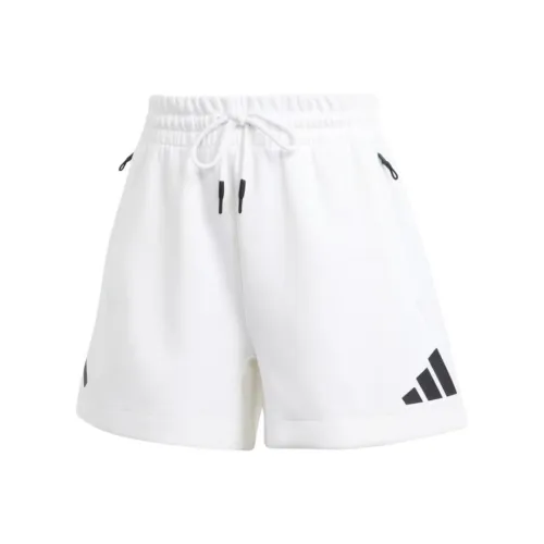Adidas Z.N.E. Белые Женские Спортивные Шорты