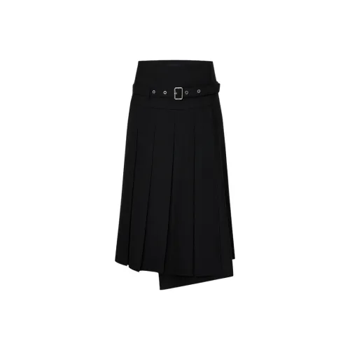 MOCO Повседневный Длинный Юбка Женская Черная