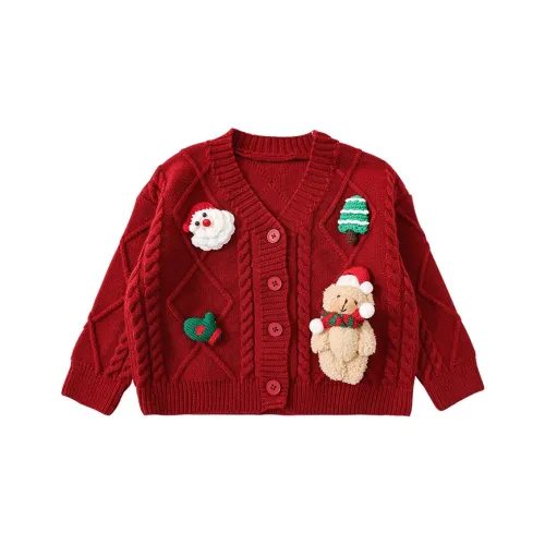 YOEHYAUL Трикотаж Рождественский красный для детей 3-7 лет