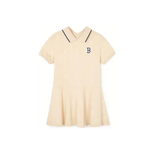 MLB KIDS Детское платье цвет желтый для дошкольников