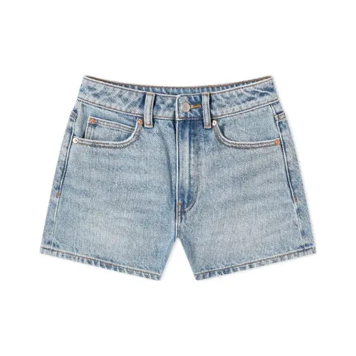 Alexander Wang Джинсовые шорты Женские Винтажный синий