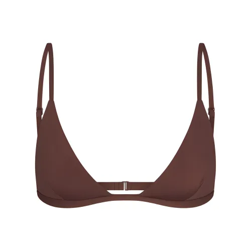 Khy SS24 DROP 008 Классический Бикини Треугольник Топ Бикини Женские Шоколад Шоколад
