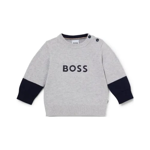 Hugo Boss Серые Детские Свитеры