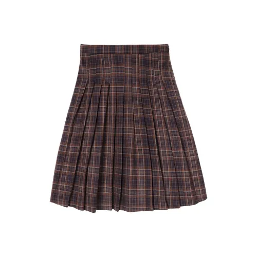 XINBANGBANG Повседневный длинный юбка женский кофейный