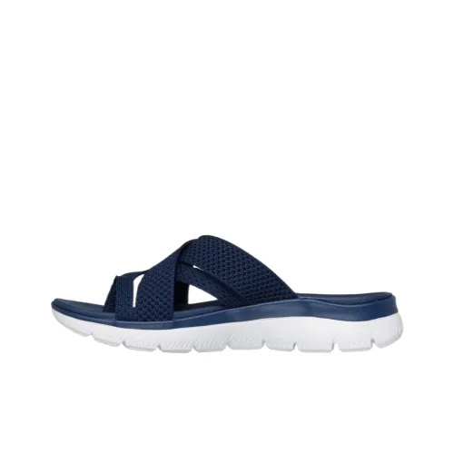 Skechers Summits Fantasy Walk Quick Dry Flip Flops Women's Blue Скачи Skechers Summits Fantasy Walk Quick Dry Шлепанцы Женские Синие