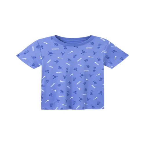 nike T-рубашка синего и фиолетового цвета для детей в возрасте 3-7 лет