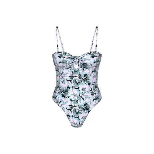 Victoria's Secret Van Pis Купальник Женский Синий Цветок