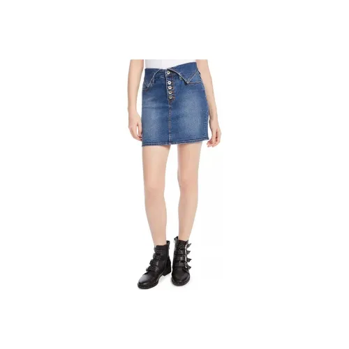 KENDALL + KYLIE Джинсовые короткие юбки Женские Blue