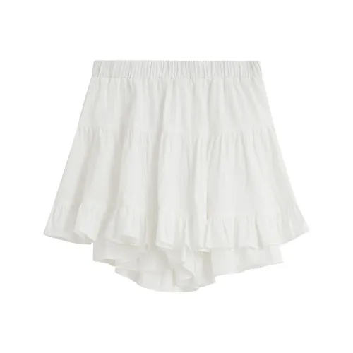 Inman Повседневные короткие юбки Женские Pearl White