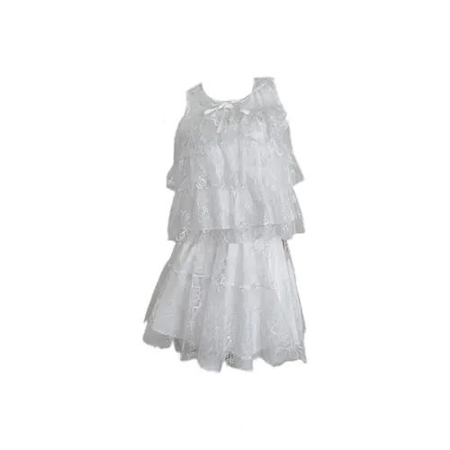 SECFLY OFFICIAL Комплект с юбкой Женская Белая