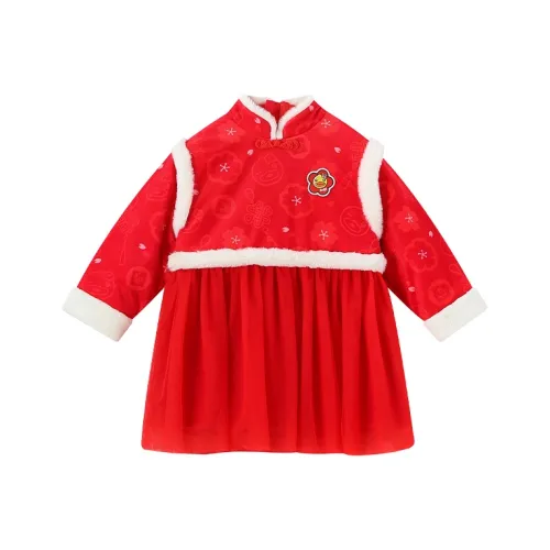 B.Duck Детское платье Китай Красный