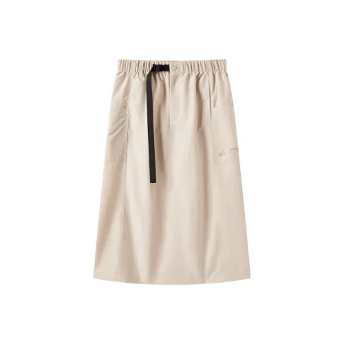 PEAK Повседневный Длинный Юбка Женские Earth Хаки