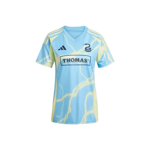 Adidas Футбол Джерси Женские Светло-Синий