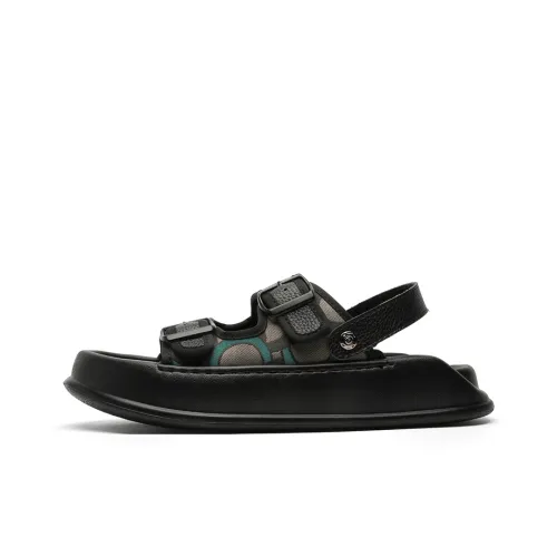 ENRICO COVERI Пляжные сандалии Мужские Черные