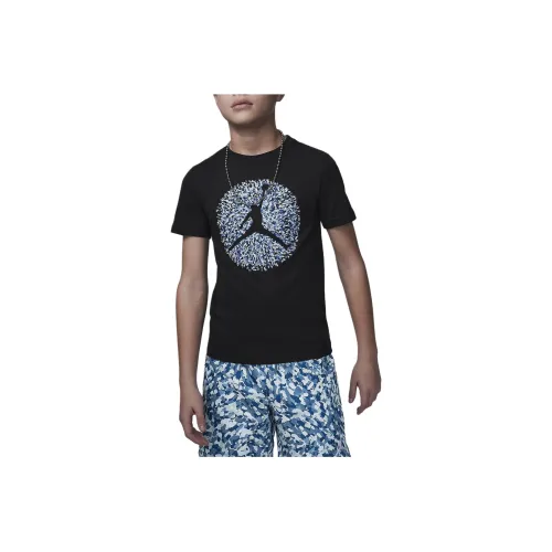 Джордан T Рубашка POOLSIDE Jumpman Черный Детский