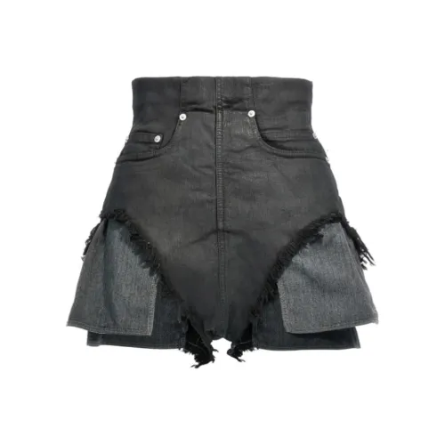 Rick Owens DRKSHDW Джинсовые шорты Женские Черные