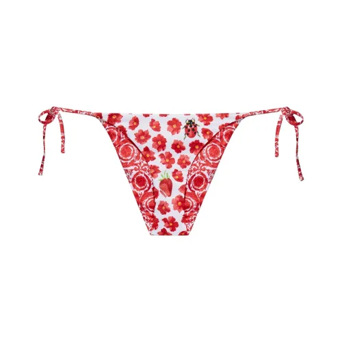 VERSACE SS25 Бикини Женские Красный