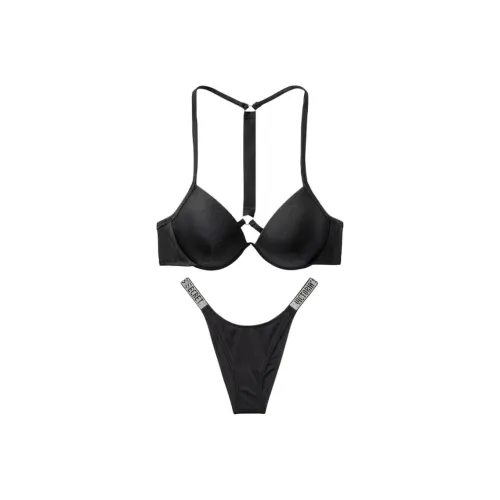 Victoria's Secret Черные Женские Наборы Купальников