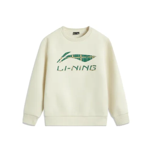 LINING YOUNG Свитшот Sports Life Collection Костяной Белый Подростки