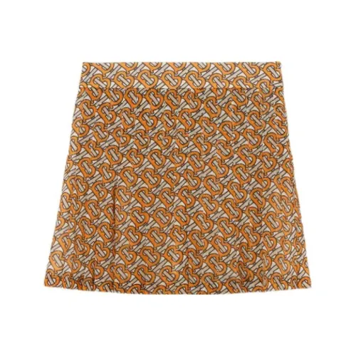 Юбка Burberry FW22 Детская Оранжевая