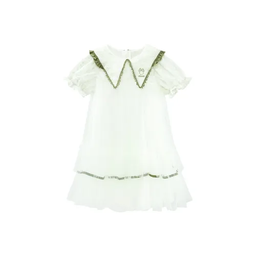 Disney Детское платье для дошкольников цвет экрю