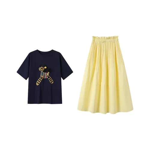 GULIANFEI Цвет изображения Женские Комплекты с юбкой