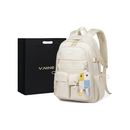 V.NINE Ткань Рюкзак Большой Унисекс Хаки Обсидиановый Черный Дымчатый Серый