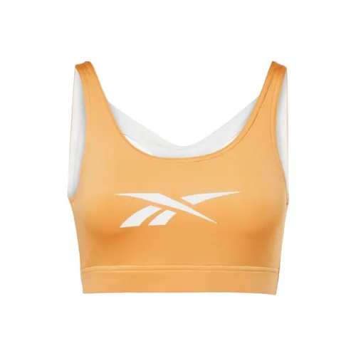 Reebok Workout Ready Спортивный бюстгальтер Спортивное белье Женское Абрикосово-желтый