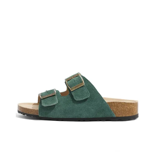 Lan Miao Slip-resistant Слипоны Женские Зеленые