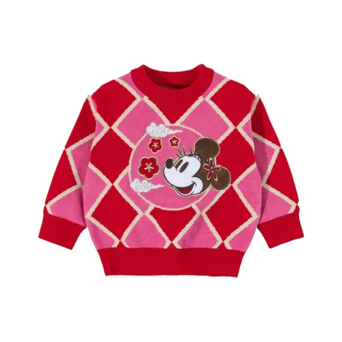 Disney Свитер Minnie Series Красный для детей 3-7 лет