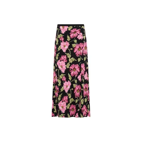 DVF Diane Von Furstenberg FW24 Повседневный Длинный Юбка Женские Многоцветный