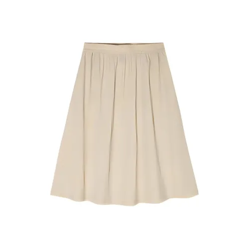 CHAOJIANTA Повседневный Длинный Юбка Женские Латте Хаки