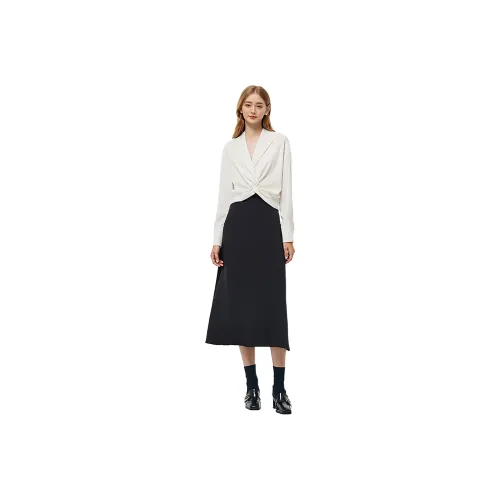 GOELIA Экрю Женские Комплекты с юбкой