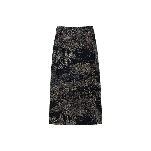 KAIMUSHI Повседневный длинный юбка женский