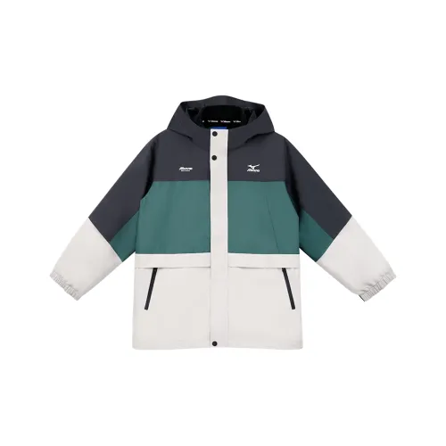 Mizuno Каменно-зеленый Kids Ветровки