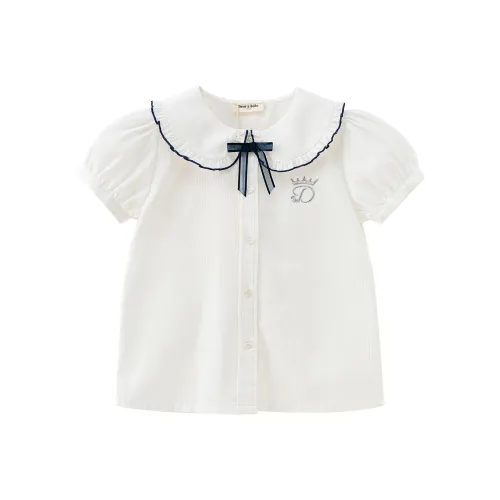 DAVE&BELLA Белые Kids Рубашки