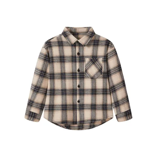 BOBDOG Клетчатый детский топ Весенний Детский Цвет на изображении