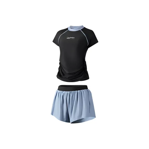 361° Двухкомпонентный купальник женский черный серый