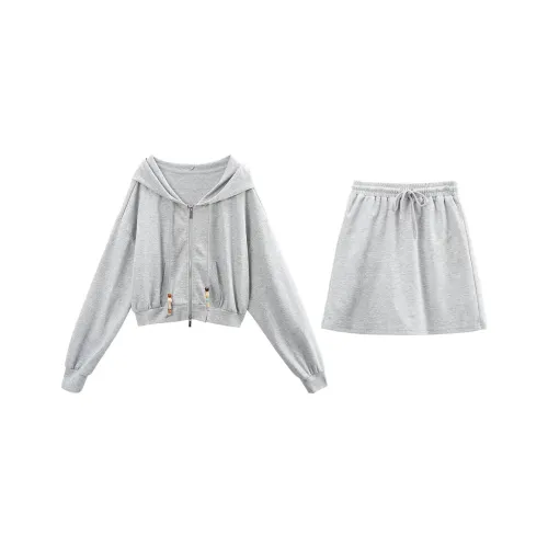 Комплект с юбкой A Paradise For Awakening женский серый