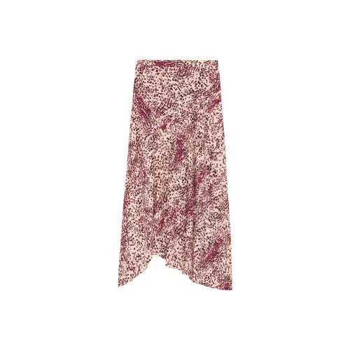 ISABEL MARANT Розовые Женские Повседневные Длинные Юбки
